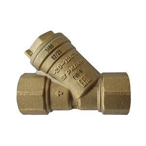 065B8340R FVR-R Латунный сетчатый фильтр Ду50, Ру25, с пробкой 